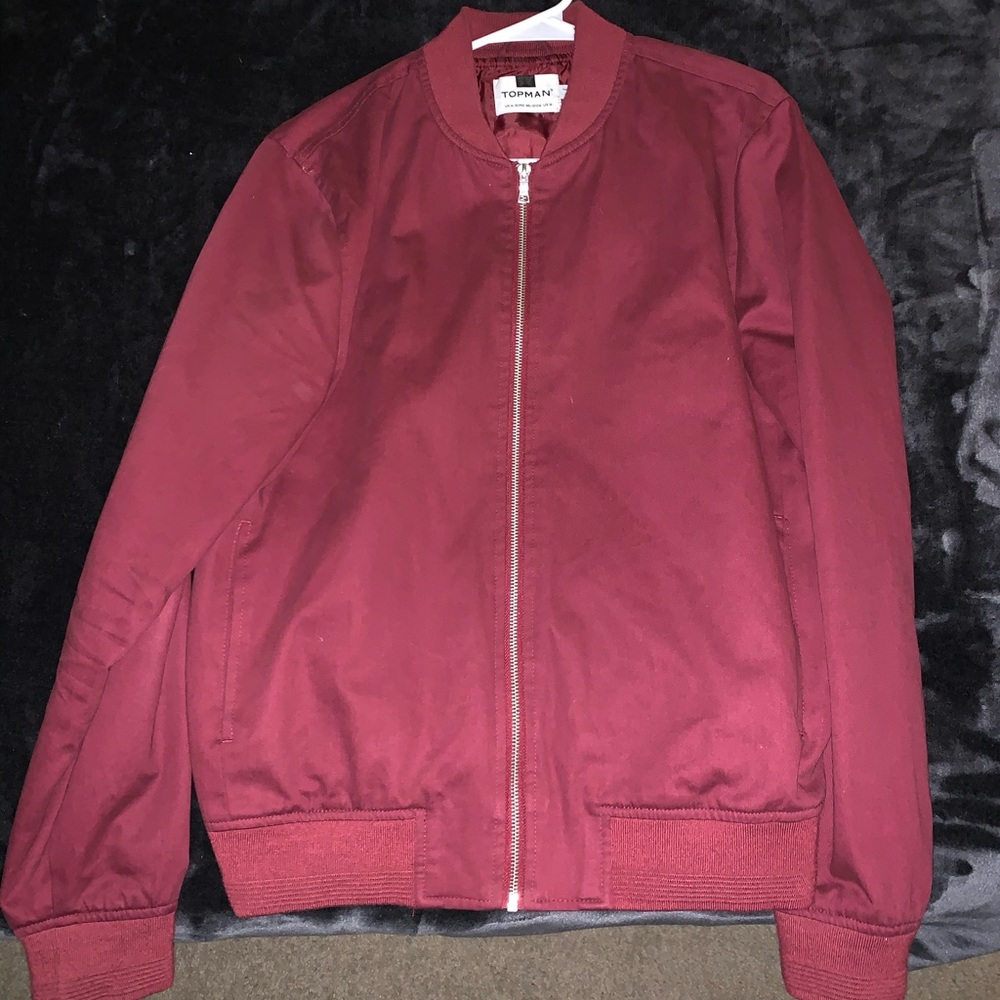 Red Topman bomber jacket